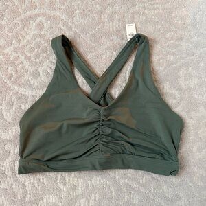 Aerie Deep Green Sports Bra